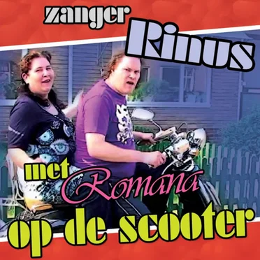 Met Romana op de scooter