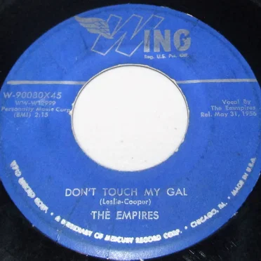Don't Touch My Gal by The Empires - album cover
