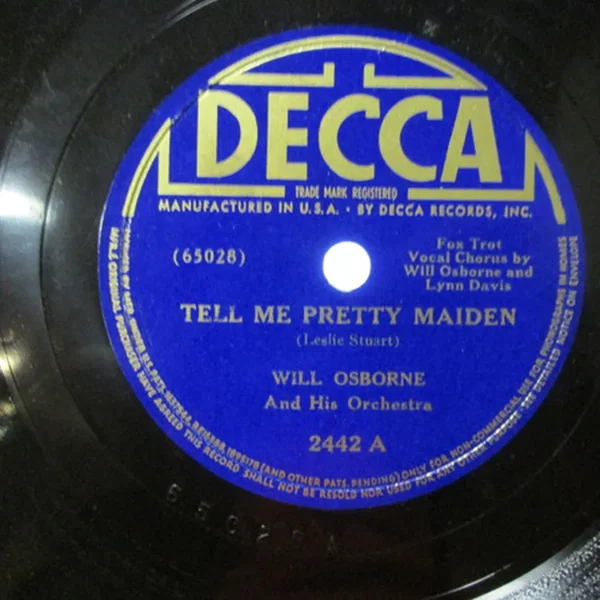 Tell Me Pretty Maiden / The Gentleman Awaits