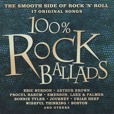 100% Rock Ballads by Various Artists - album cover