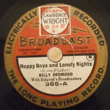 Happy Days and Lonely Nights / A Dicky Bird Told Me So