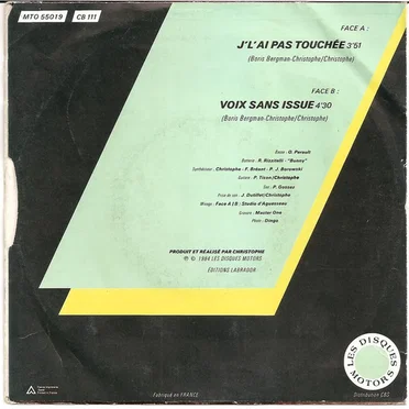 J’l’ai pas touchée