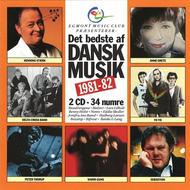 Det bedste af dansk musik 1981-82 by Various Artists - album cover