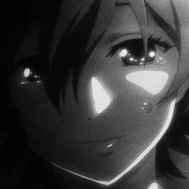 black tears that shine silver