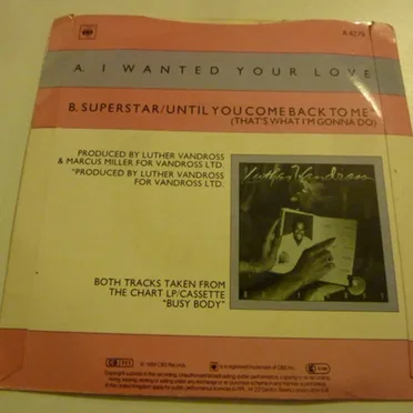 Superstar / Until You Come Back to Me (That’s What I’m Gonna Do)