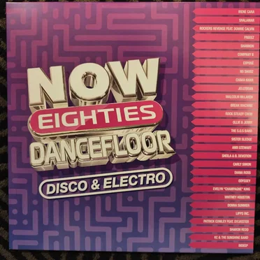 Now Eighties Dancefloor Disco & Electro by Various Artists - album cover