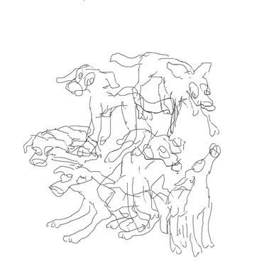 冬の犬 (A Winter Dog)