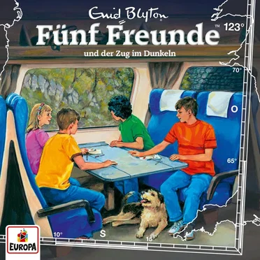 Fünf Freunde, Episode 123: und der Zug im Dunkeln by Enid Blyton - album cover
