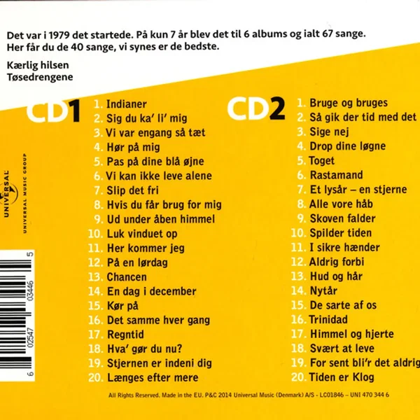 Sig du ka' li' mig - De 40 bedste sange