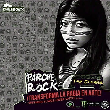 Tour Colombia: Parche Rock ¡ Transforma la Rabia en Arte ! by Various Artists - album cover