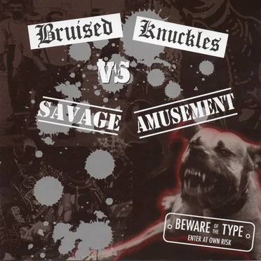 Bruised Knuckles vs. Savage Amusement by Various Artists - album cover