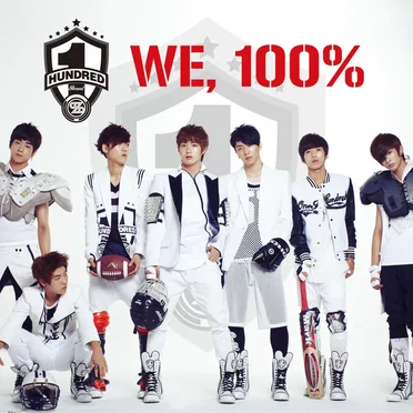 WE, 100% by 백퍼센트 - album cover