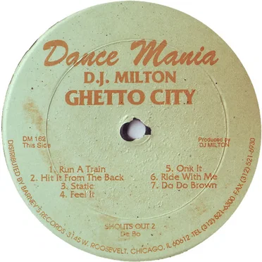 Ghetto City by D.J. Milton - album cover