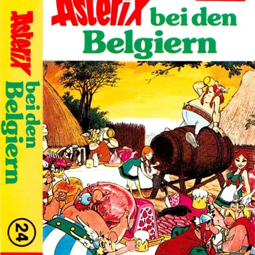 Asterix 24: bei den Belgiern by René Goscinny - album cover