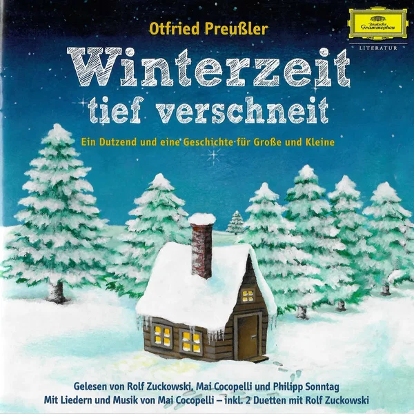 Winterzeit, tief verschneit