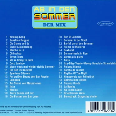 Ab in den Sommer: Der Mix by Various Artists - album cover