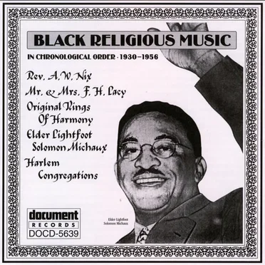 Black Religious Music 1930 - 1956 by Various Artists - album cover