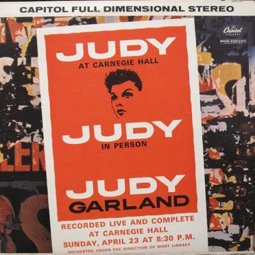 Judy at Carnegie Hall
