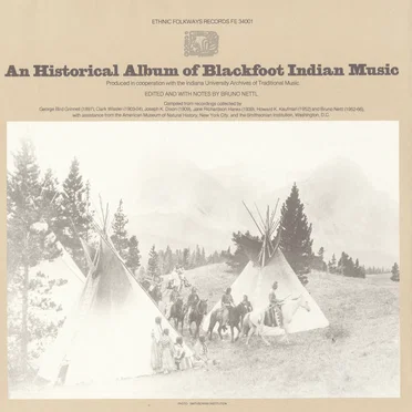 An Historical Album of Blackfoot Indian Music by Various Artists - album cover