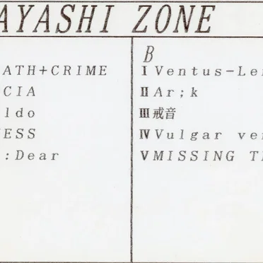 BAYASHI ZONE by Various Artists - album cover