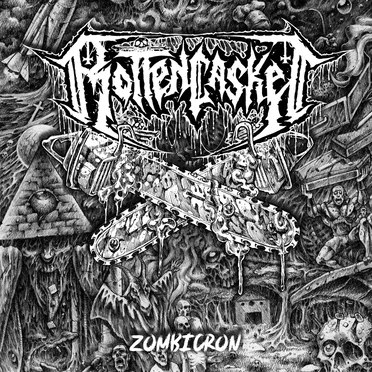 Zombicron by Rotten Casket - album cover