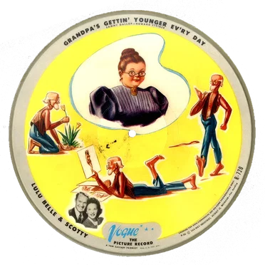 Grandpa's Gettin' Younger Ev'ry Day / Time Will Tell by Lulu Belle & Scotty - album cover