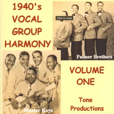 1940's Vocal Group Harmony - Volume One by Various Artists - album cover