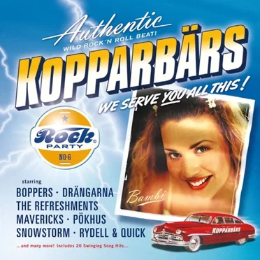 Kopparbärs Rockparty No. 6 by Various Artists - album cover