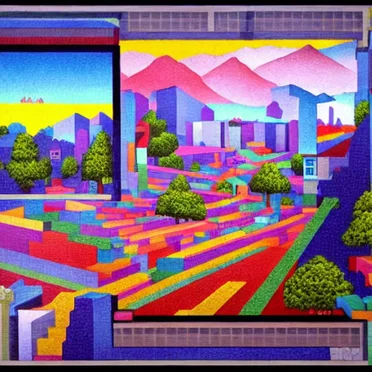 Graphic Design Atmosphere Recognition of the 1970-1999 Late Century