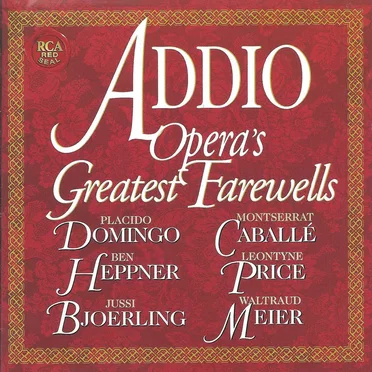Addio: Opera's Greatest Farewells by Various Artists - album cover