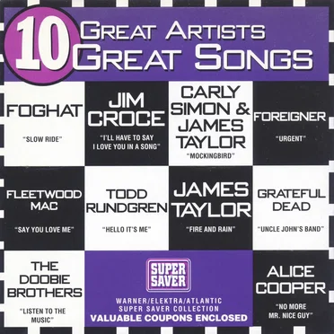 10 Great Artists 10 Great Songs by Various Artists - album cover