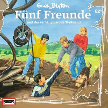 Fünf Freunde, Episode 82: und der verhängnisvolle Treibsand by Enid Blyton - album cover