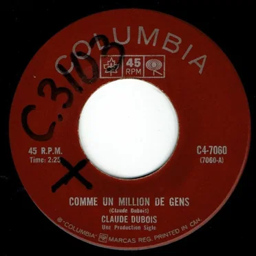 Comme un million de gens / Dimension