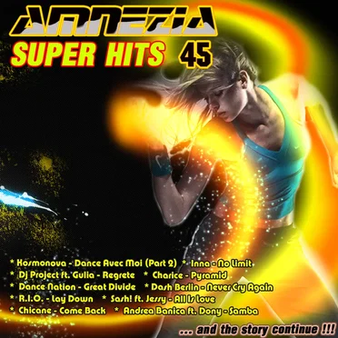 Amnezia Super Hits 45 by Various Artists - album cover