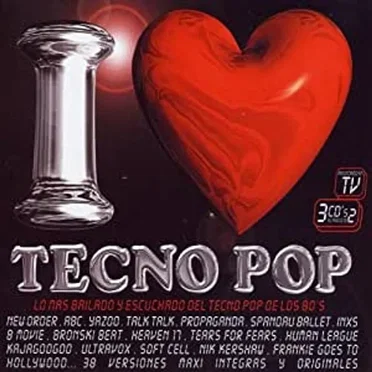 I Love Tecno Pop by Various Artists - album cover