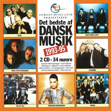 Det bedste af dansk musik 1993-95 by Various Artists - album cover