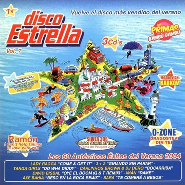Disco estrella, Vol.7: Los 60 auténticos éxitos del verano 2004 by Various Artists - album cover