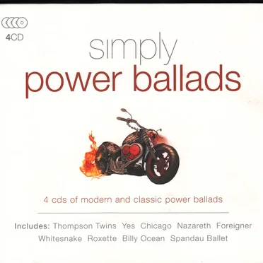 Simply Power Ballads by Various Artists - album cover