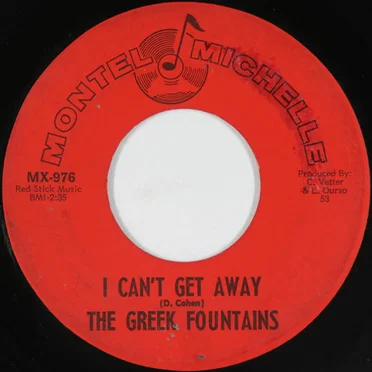 I Can't Get Away / An Experimented Terror by The Greek Fountains - album cover