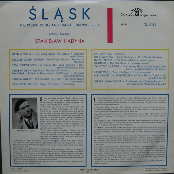 The Polish Song And Dance Ensemble - Vol. 1