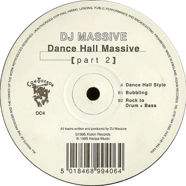 Dance Hall Massive, Part 2 by DJ Massive - album cover