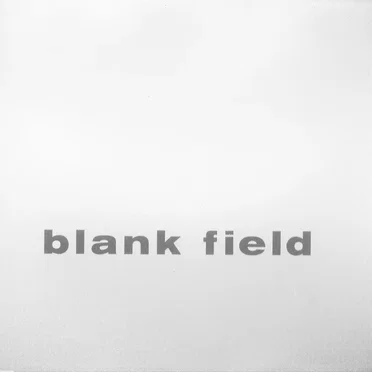 Blank Field by Various Artists - album cover