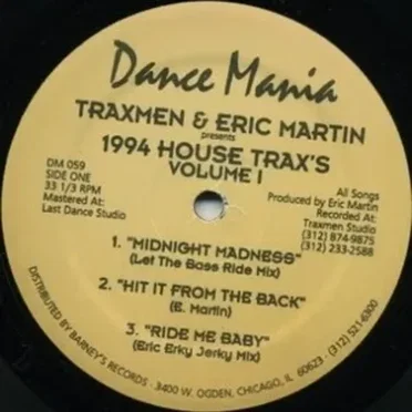 1994 House Trax's Volume I