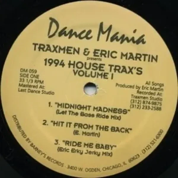 1994 House Trax's Volume I