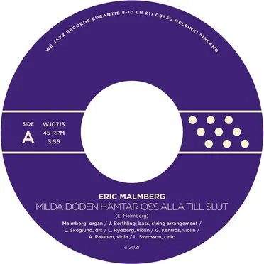 Milda döden hämtar oss alla till slut by Eric Malmberg - album cover