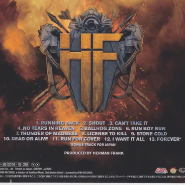 The Devil Rides Out by Herman Frank - album cover