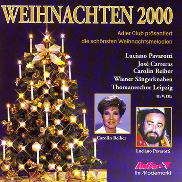 Weihnachten 2000 - Adler Club präsentiert die schönsten Weihnachtsmelodien by Various Artists - album cover