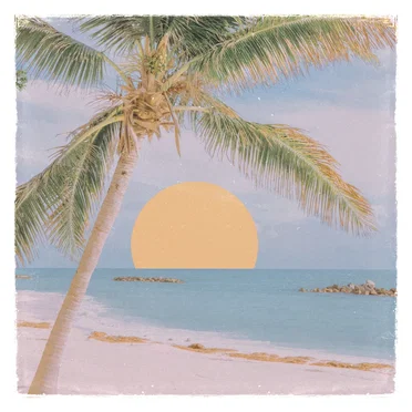 The sun on the waves