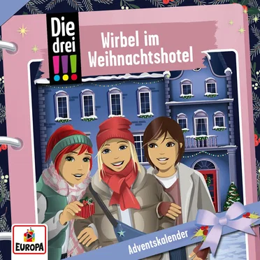 Die drei !!! Adventskalender 2024: Wirbel im Weihnachtshotel by Die drei !!! - album cover