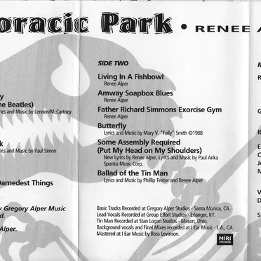 Thoracic Park by Renee Alper - album cover